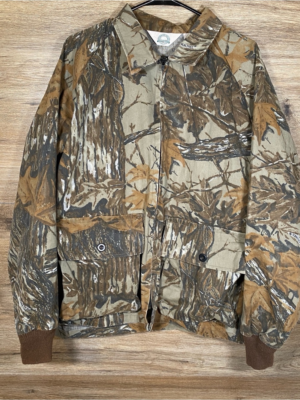 VTG 10x NWTF Original Realtree Mens XL Camo Turkey Hunting Jacket USA